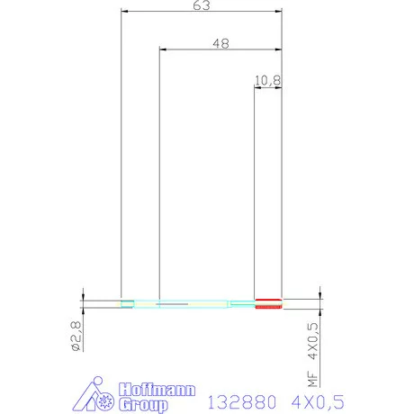 Garant Gépi menetfúró 4X0,5