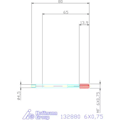 Garant Gépi menetfúró 6X0,75
