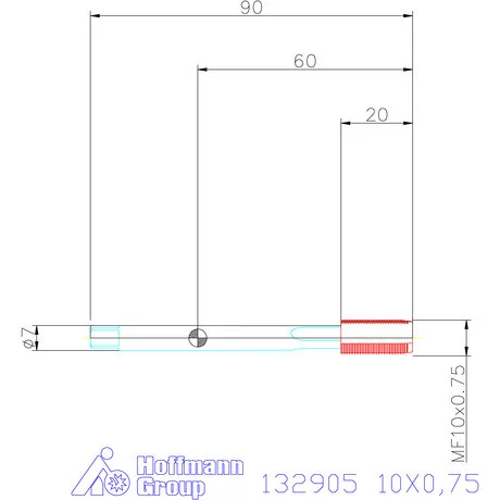 Garant Garant Master Tap gépi menetfúró HSS-E-PM 6HX 10X0,75