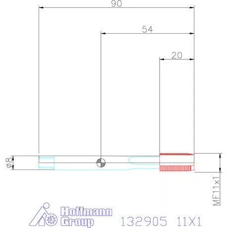 Garant Garant Master Tap gépi menetfúró HSS-E-PM 6HX 11X1