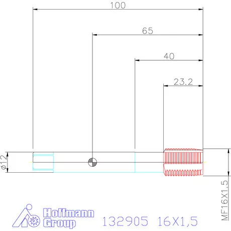 Garant Garant Master Tap gépi menetfúró HSS-E-PM 6HX 16X1,5