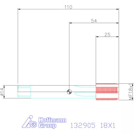 Garant Garant Master Tap gépi menetfúró HSS-E-PM 6HX 18X1