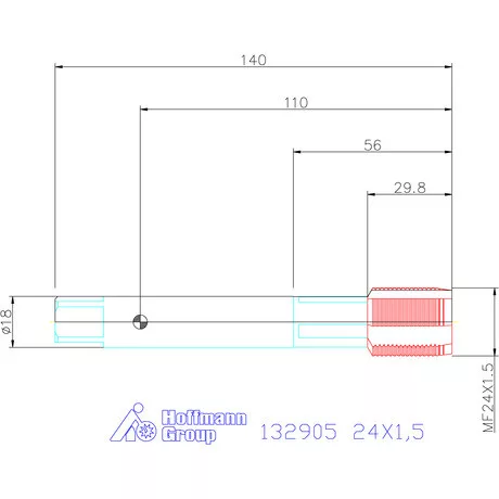 Garant Garant Master Tap gépi menetfúró HSS-E-PM 6HX 24X1,5