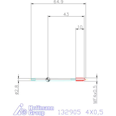 Garant Garant Master Tap gépi menetfúró HSS-E-PM 6HX 4X0,5