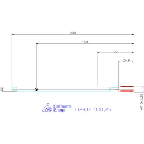 Garant Garant Master Tap gépi menetfúró Extra hosszú HSS-E-PM 6HX 10X1,25