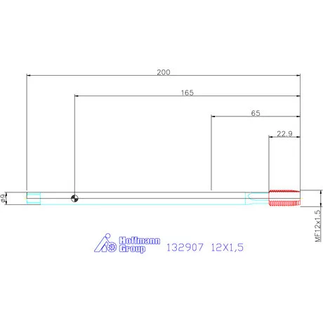 Garant Garant Master Tap gépi menetfúró Extra hosszú HSS-E-PM 6HX 12X1,5