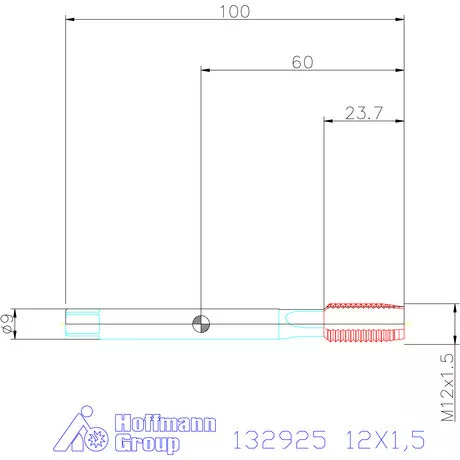 Holex Holex Pro Tap gépi menetfúró HSS-E 6H 12X1,5