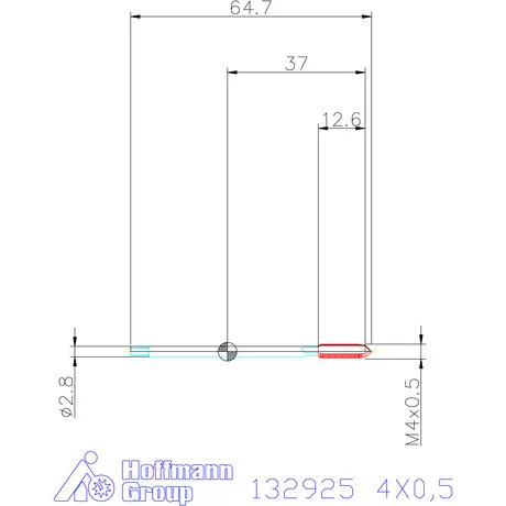 Holex Holex Pro Tap gépi menetfúró HSS-E 6H 4X0,5