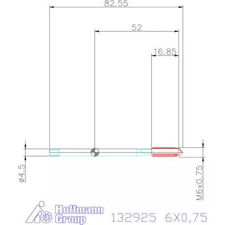Holex Holex Pro Tap gépi menetfúró HSS-E 6H 6X0,75