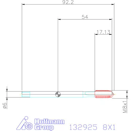 Holex Holex Pro Tap gépi menetfúró HSS-E 6H 8X1