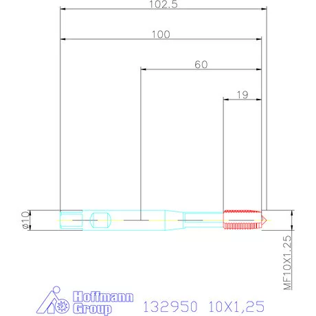 Garant Gépi menetfúró szinkronorsókhoz HSS-E-PM 10X1,25