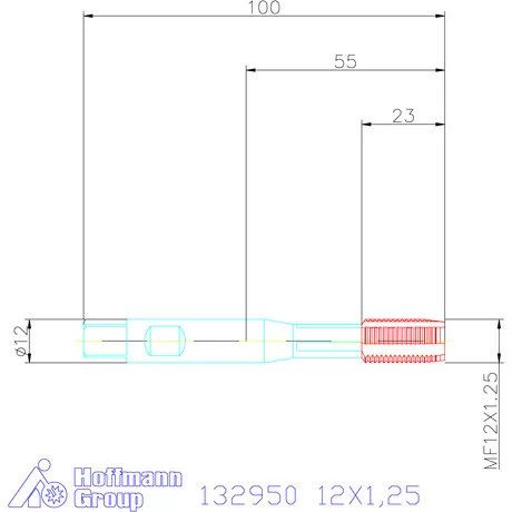 Garant Gépi menetfúró szinkronorsókhoz HSS-E-PM 12X1,25