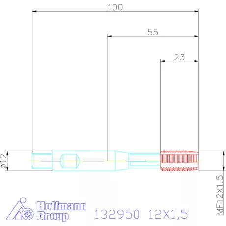 Garant Gépi menetfúró szinkronorsókhoz HSS-E-PM 12X1,5