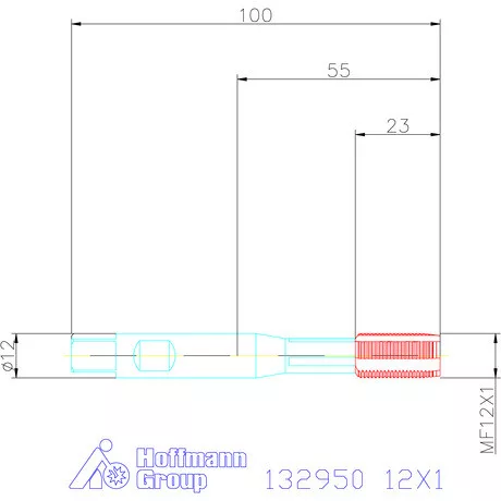 Garant Gépi menetfúró szinkronorsókhoz HSS-E-PM 12X1