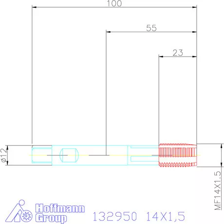Garant Gépi menetfúró szinkronorsókhoz HSS-E-PM 14X1,5