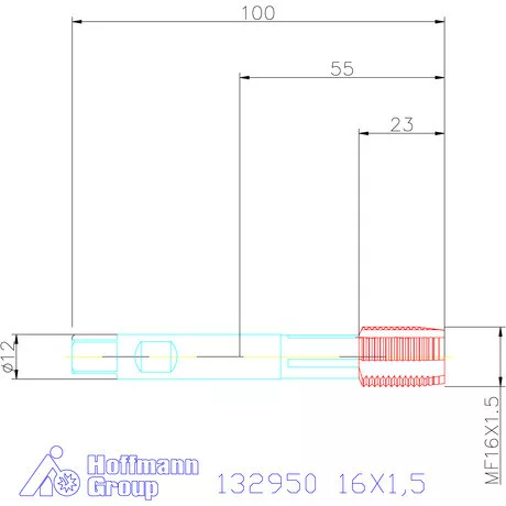 Garant Gépi menetfúró szinkronorsókhoz HSS-E-PM 16X1,5