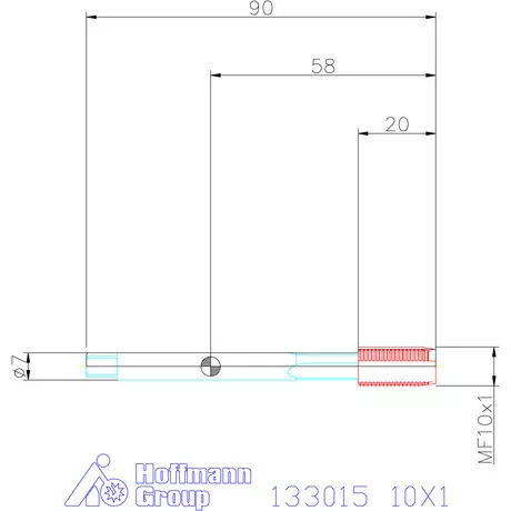Garant Garant Master Tap gépi menetfúró HSS-E-PM Form B 6HX balmenet 10X1