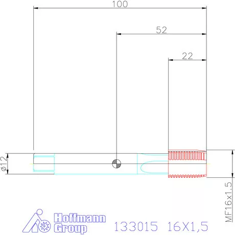 Garant Garant Master Tap gépi menetfúró HSS-E-PM Form B 6HX balmenet 16X1,5