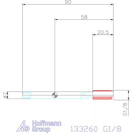 Garant Garant Master Tap Alu gépi menetfúró G1/8