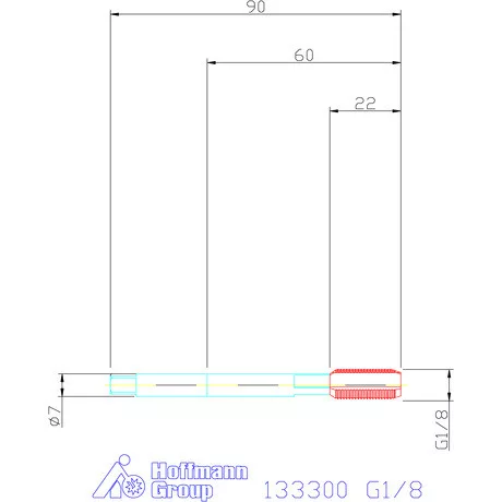 Garant Gépi menetfúró G1/8