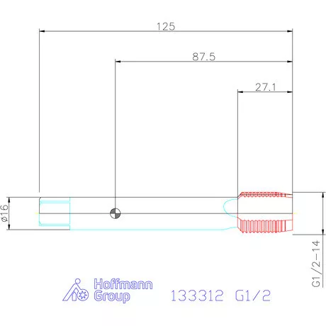Garant Garant Master Tap Steel<sup>HT</sup> gépi menetfúró HSS-E-PM Form B G1/2