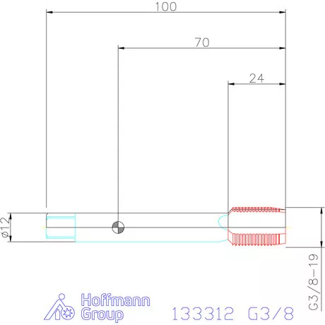 Garant Garant Master Tap Steel<sup>HT</sup> gépi menetfúró HSS-E-PM Form B G3/8