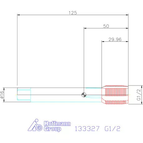 Garant Garant Master Tap INOX gépi menetfúró HSS-E-PM G1/2