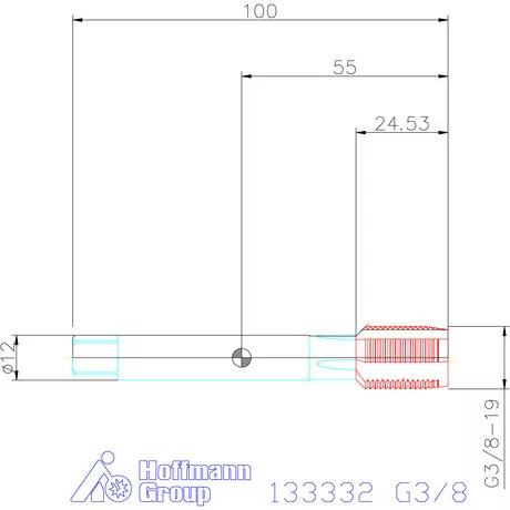 Holex Holex Pro Tap gépi menetfúró HSS-E G3/8