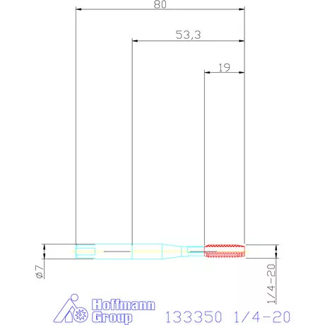 Garant Gépi menetfúró 1/4-20