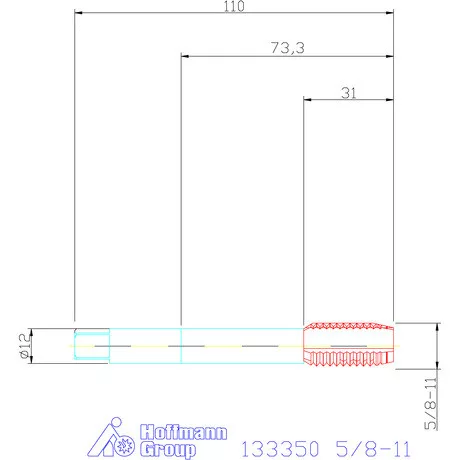 Garant Gépi menetfúró 5/8-11