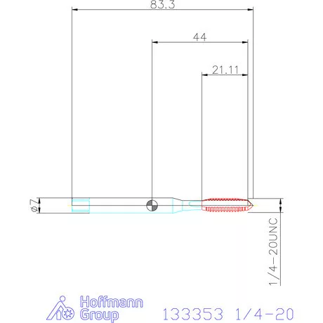 Holex Holex Clever Tap gépi menetfúró 1/4-20
