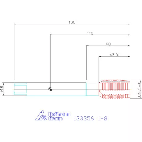 Garant Garant Master Tap INOX gépi menetfúró HSS-E-PM 1-8