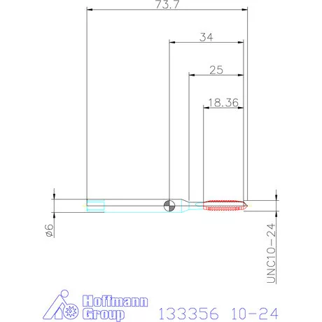 Garant Garant Master Tap INOX gépi menetfúró HSS-E-PM 10-24