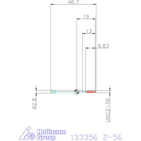 Garant Garant Master Tap INOX gépi menetfúró HSS-E-PM 2-56