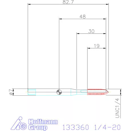 Garant Garant Master Tap gépi menetfúró HSS-E-PM 1/4-20
