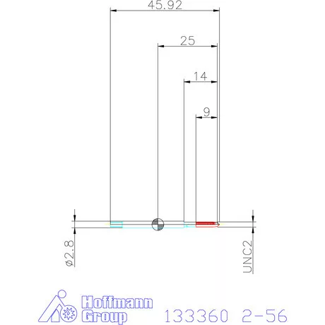 Garant Garant Master Tap gépi menetfúró HSS-E-PM 2-56