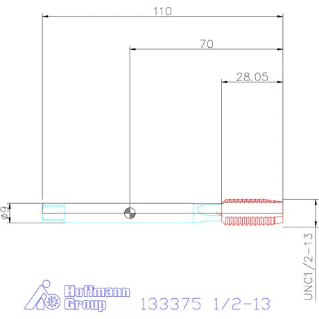 Holex Holex Pro Tap gépi menetfúró HSS-E 1/2-13