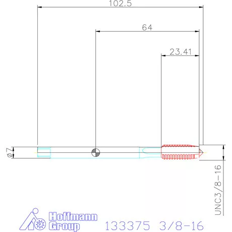 Holex Holex Pro Tap gépi menetfúró HSS-E 3/8-16