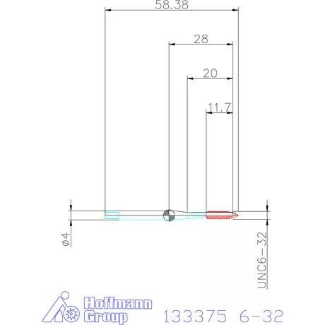 Holex Holex Pro Tap gépi menetfúró HSS-E 6-32