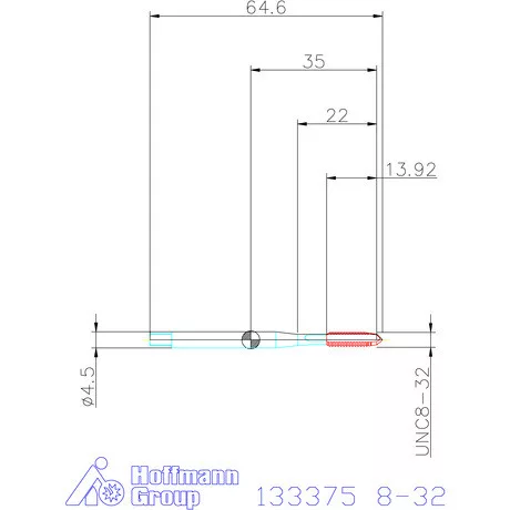 Holex Holex Pro Tap gépi menetfúró HSS-E 8-32