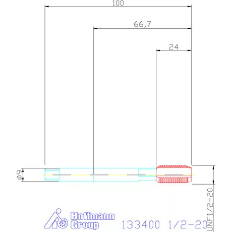 Garant Gépi menetfúró 1/2-20