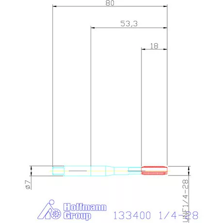 Garant Gépi menetfúró 1/4-28