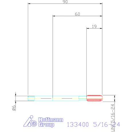 Garant Gépi menetfúró 5/16-24