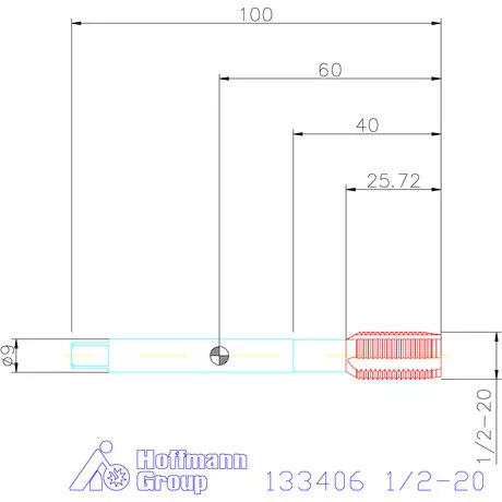 Garant Garant Master Tap INOX gépi menetfúró HSS-E-PM 1/2-20