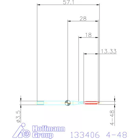 Garant Garant Master Tap INOX gépi menetfúró HSS-E-PM 4-48