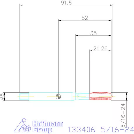 Garant Garant Master Tap INOX gépi menetfúró HSS-E-PM 5/16-24