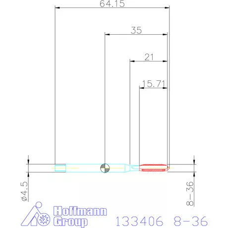 Garant Garant Master Tap INOX gépi menetfúró HSS-E-PM 8-36