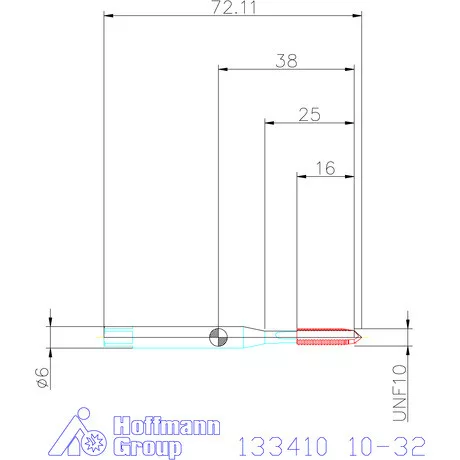 Garant Garant Master Tap gépi menetfúró HSS-E-PM 10-32