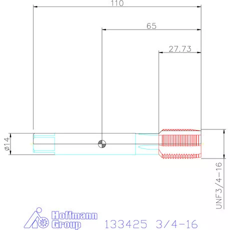 Holex Holex Pro Tap gépi menetfúró HSS-E 3/4-16
