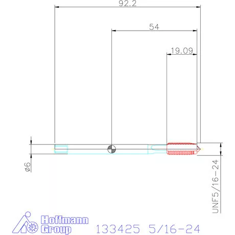Holex Holex Pro Tap gépi menetfúró HSS-E 5/16-24